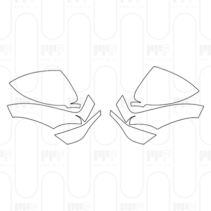 Voorgesneden PPF Porsche Cayenne Coupe Cayenne E-Hybrid Coupe 2026