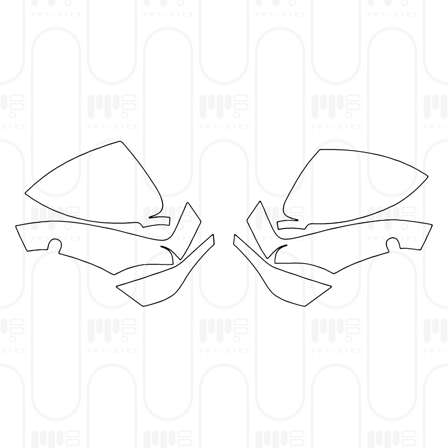 Voorgesneden PPF Porsche Cayenne Coupe Cayenne E-Hybrid Coupe 2026