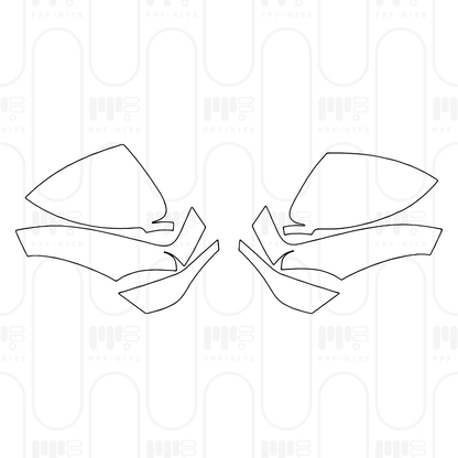 Voorgesneden PPF Porsche Cayenne Coupe Cayenne E-Hybrid Coupe 2026