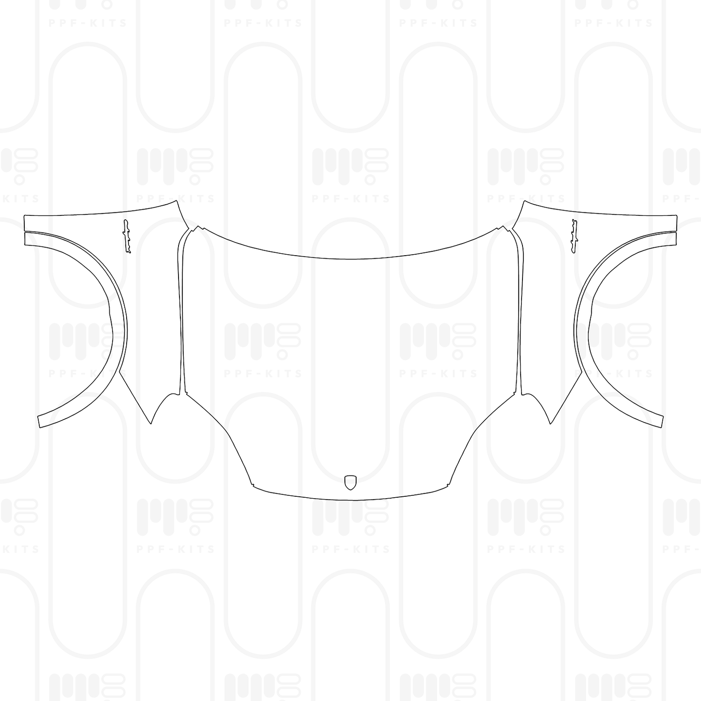 Voorgesneden PPF Porsche Cayenne Coupe Cayenne E-Hybrid Coupe 2026