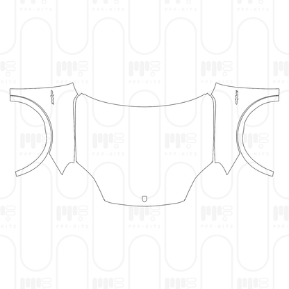 Voorgesneden PPF Porsche Cayenne Coupe Cayenne E-Hybrid Coupe 2026