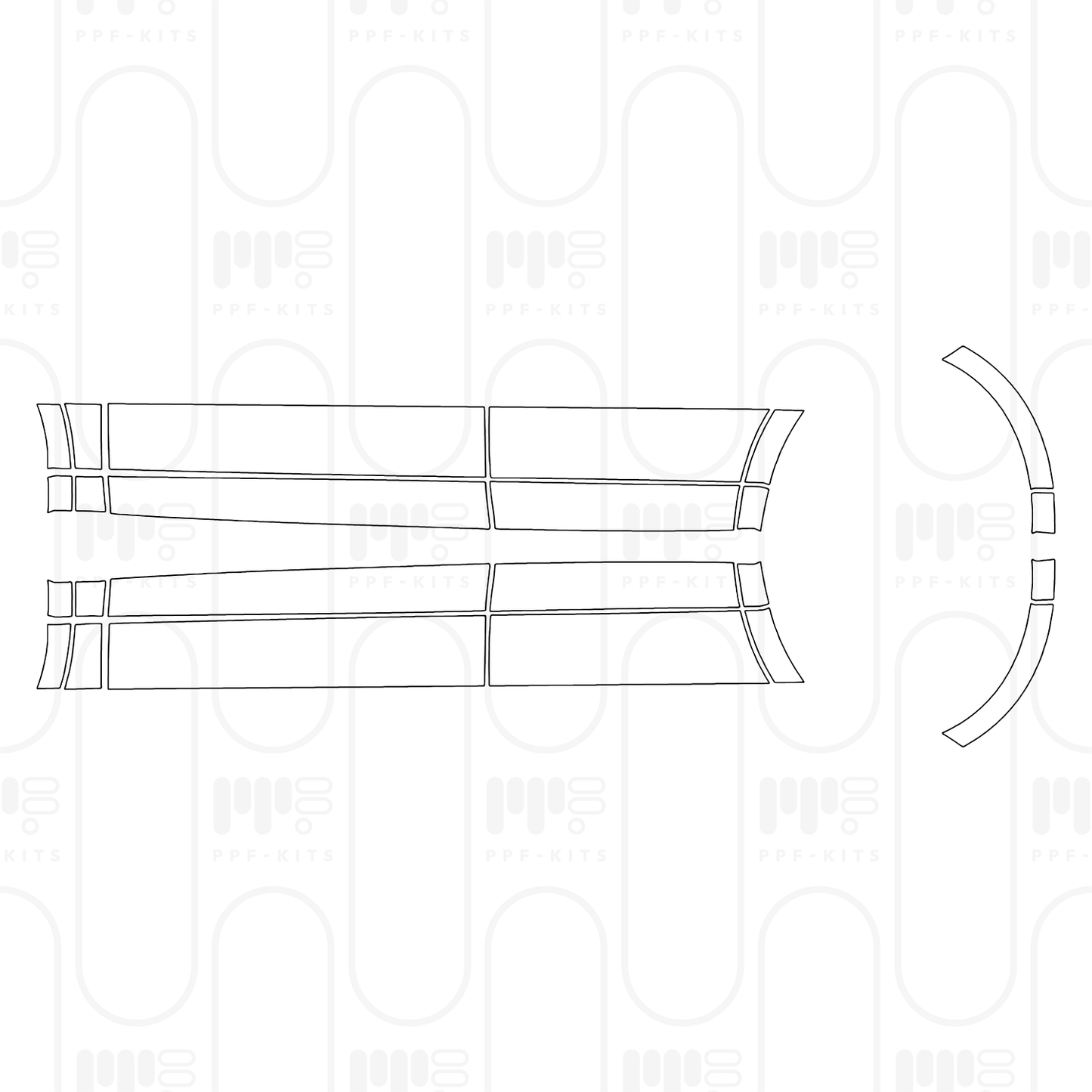 Voorgesneden PPF Porsche Cayenne Coupe Cayenne E-Hybrid Coupe 2026
