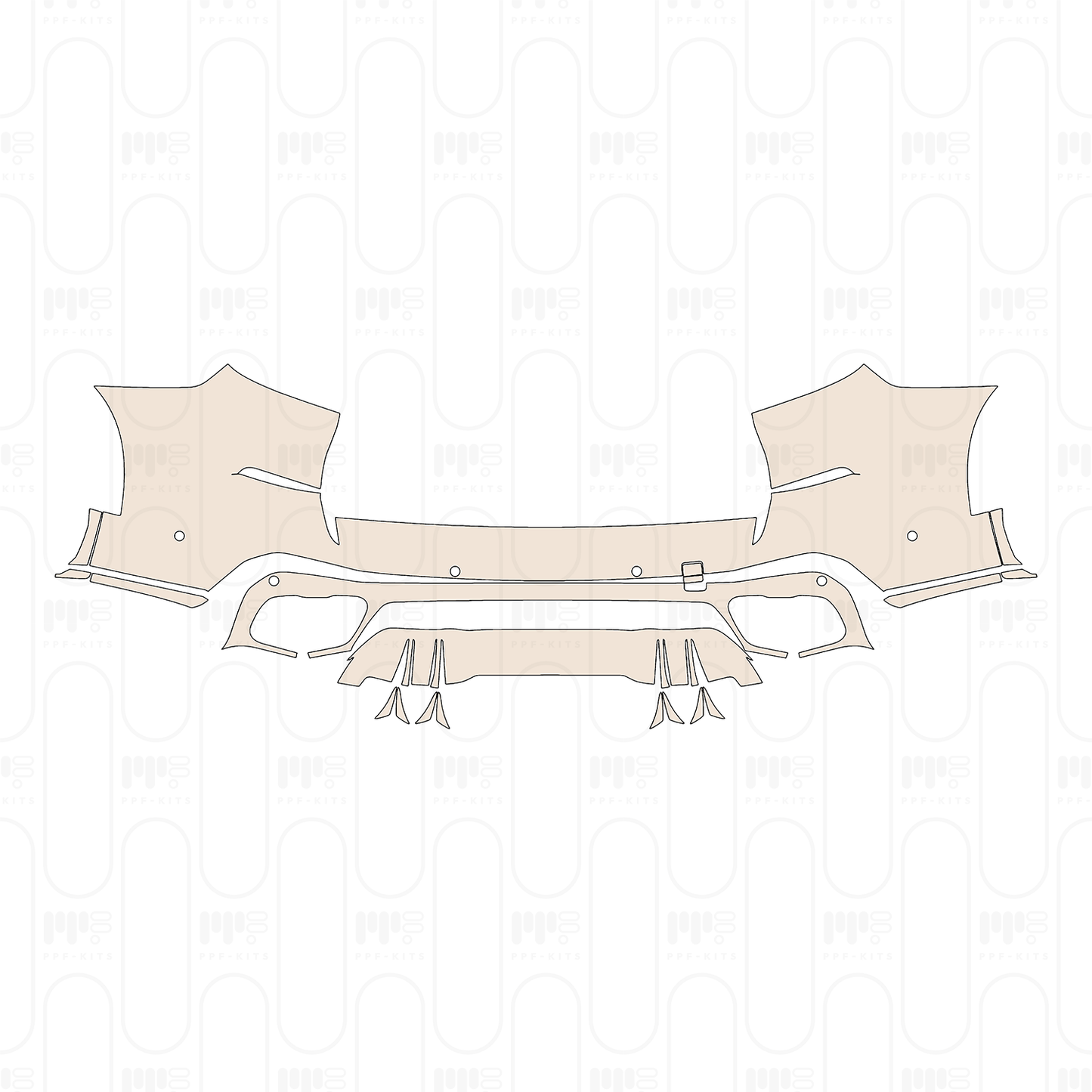 Rear Bumper with M Performance Package