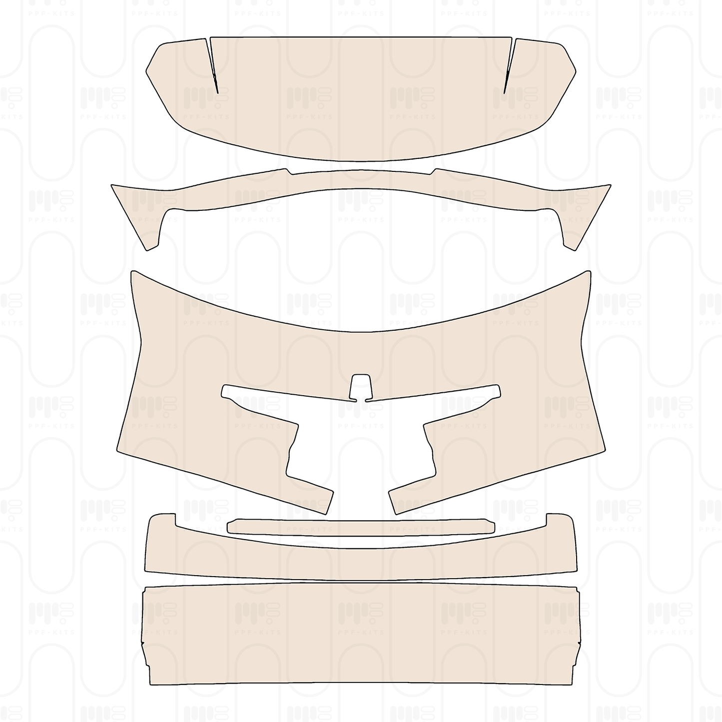 Voorgesneden PPF Rolls-Royce Cullinan Series II Black Badge 2025