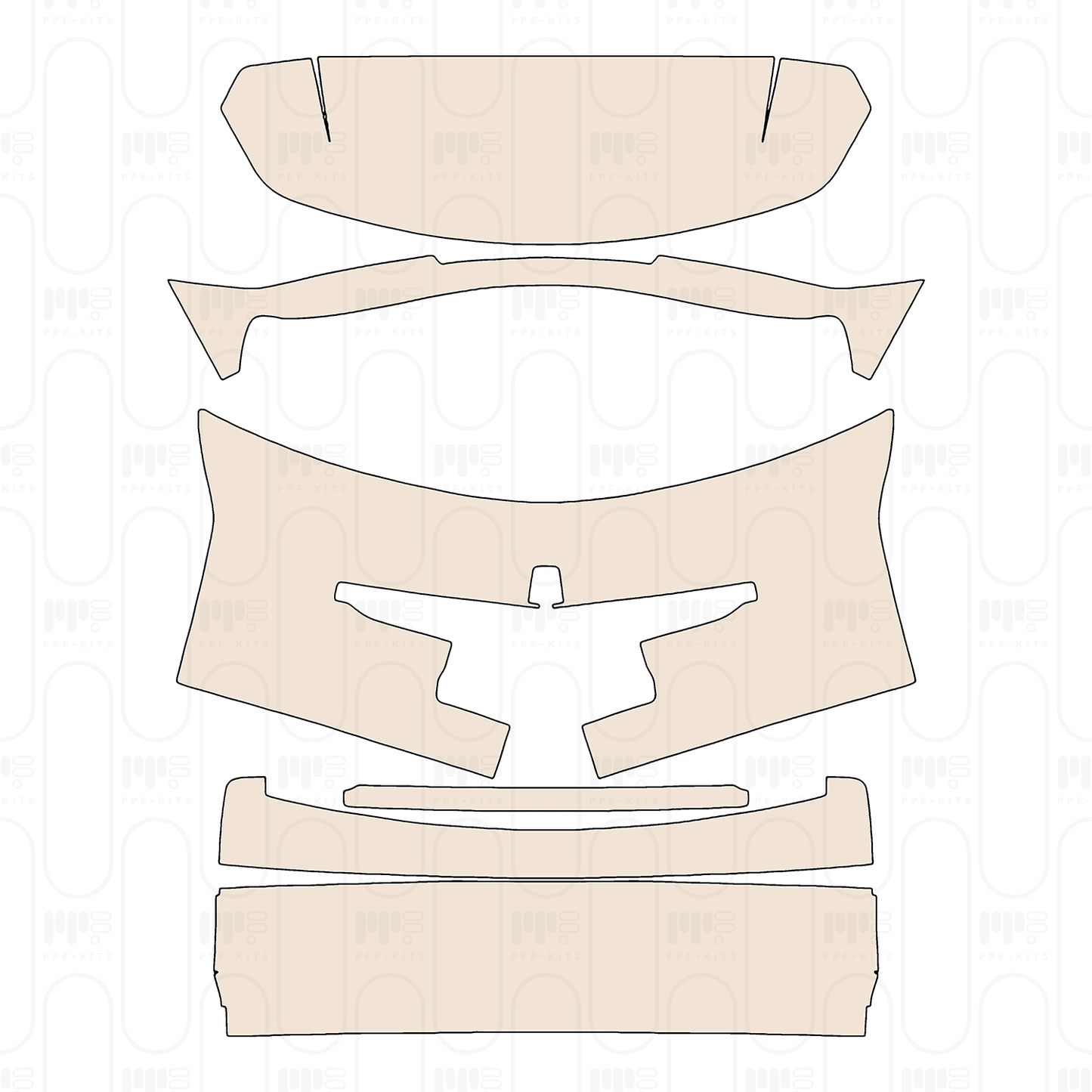 Voorgesneden PPF Rolls-Royce Cullinan Series II Black Badge 2025