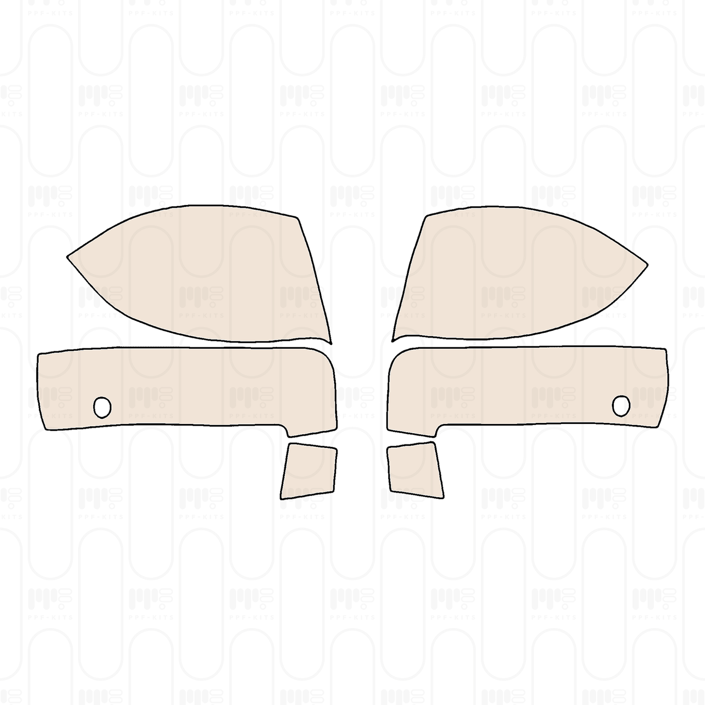 Voorgesneden PPF Rolls-Royce Cullinan Series II Black Badge 2025