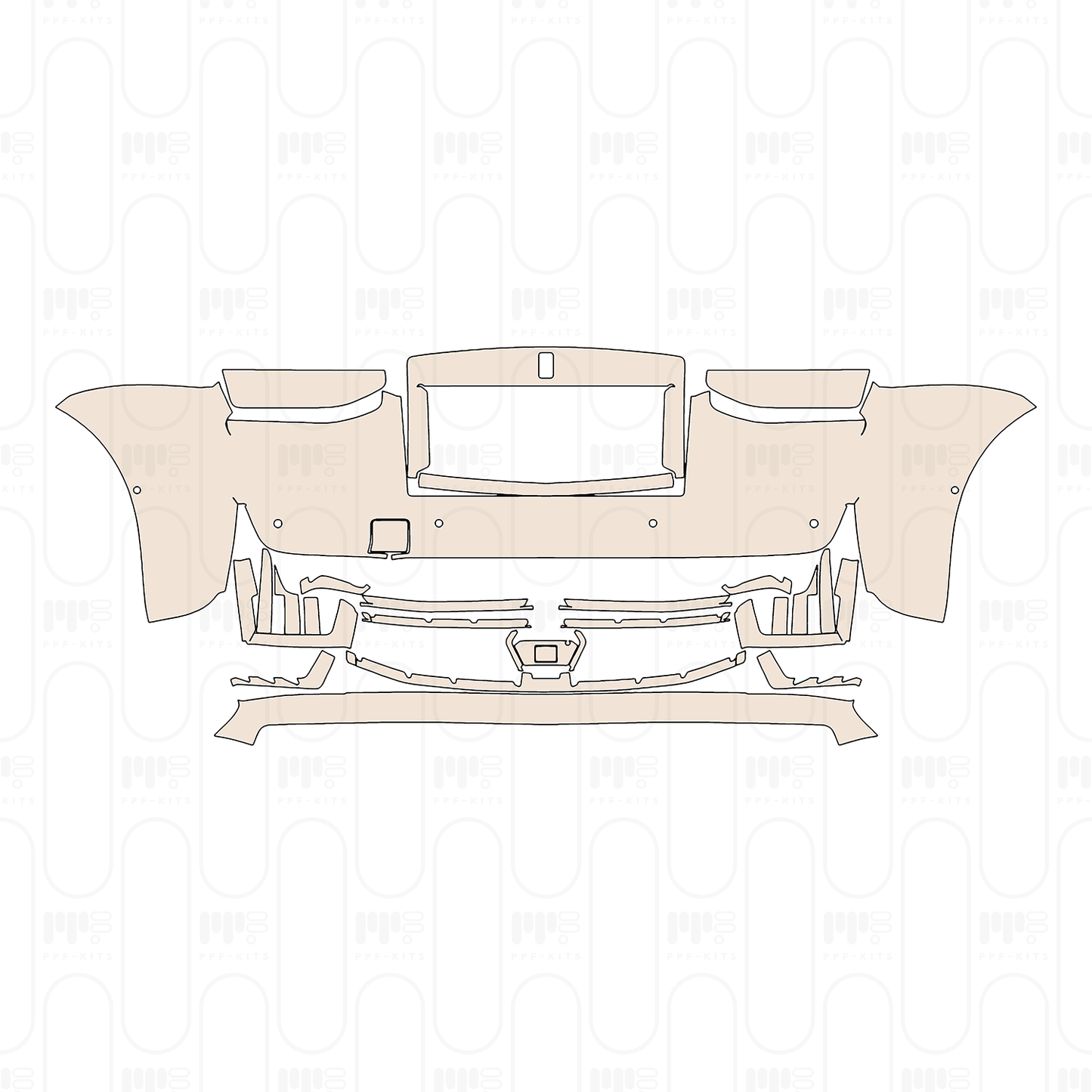 Voorgesneden PPF Rolls-Royce Ghost Standard Wheelbase 2025