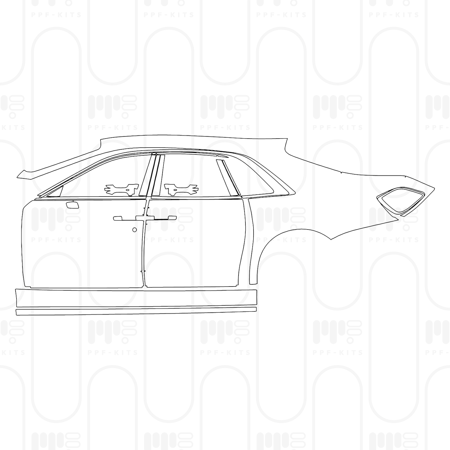 Pre-Cut PPF Rolls-Royce Ghost Standard Wheelbase 2025