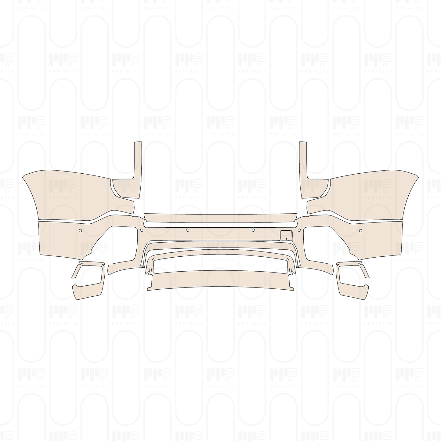 Voorgesneden PPF Rolls-Royce Cullinan Series II Black Badge 2025