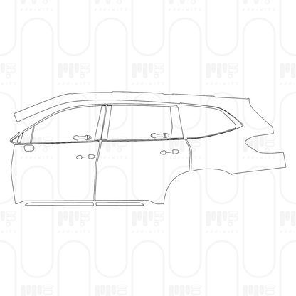 Voorgesneden PPF Subaru Ascent (US) Premium 2025