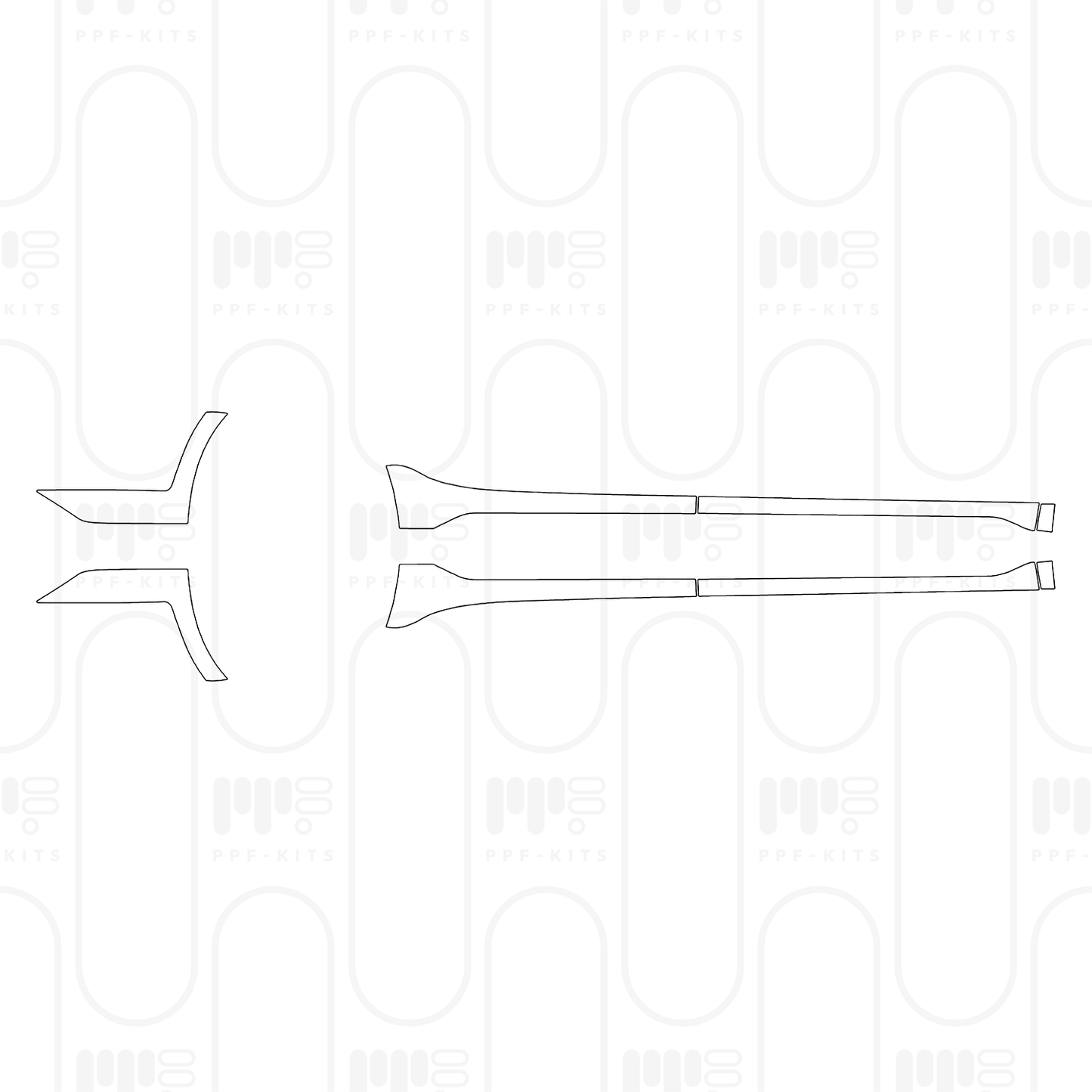 Voorgesneden PPF Subaru Ascent (US) Premium 2025