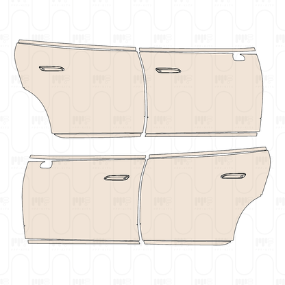 Door with trim on Door bottom