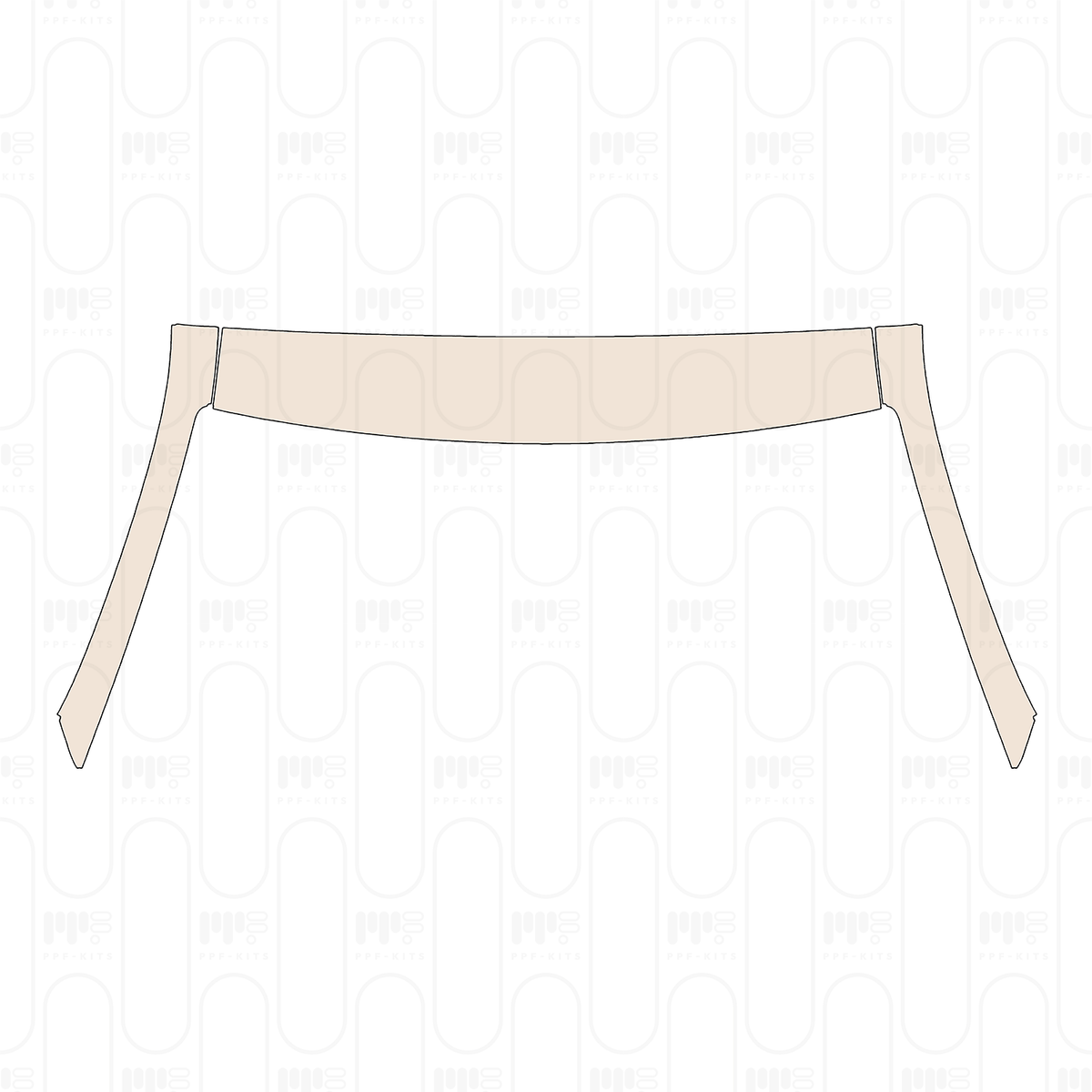 A-Pillar+Roof (front) without sunroof, without roof rails