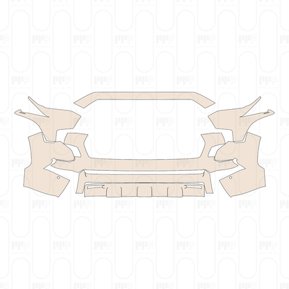 Bumper+Headlamp with 2 PDC (Parking Sensors)