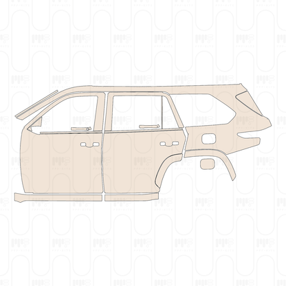 (left) Door+Side Skirt+Rear Fender