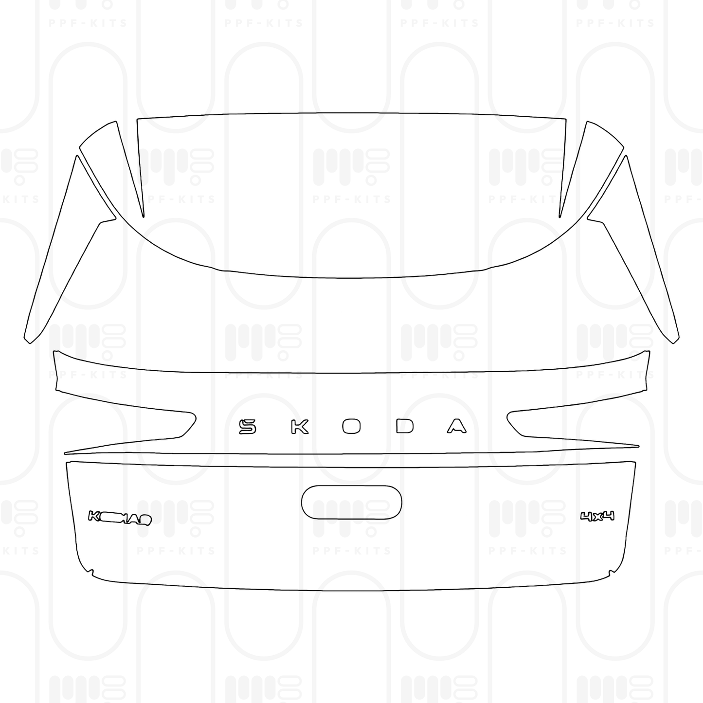 Pre-Cut PPF Skoda Kodiaq Sport Line (EU) 2025