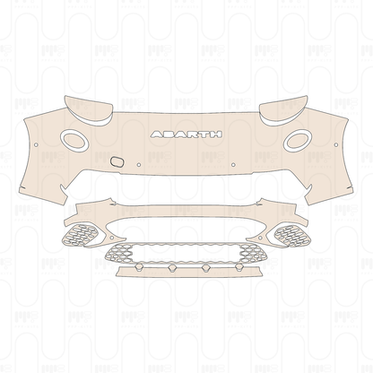 Bumper+Headlamp with 6 PDC (Parking Sensors)