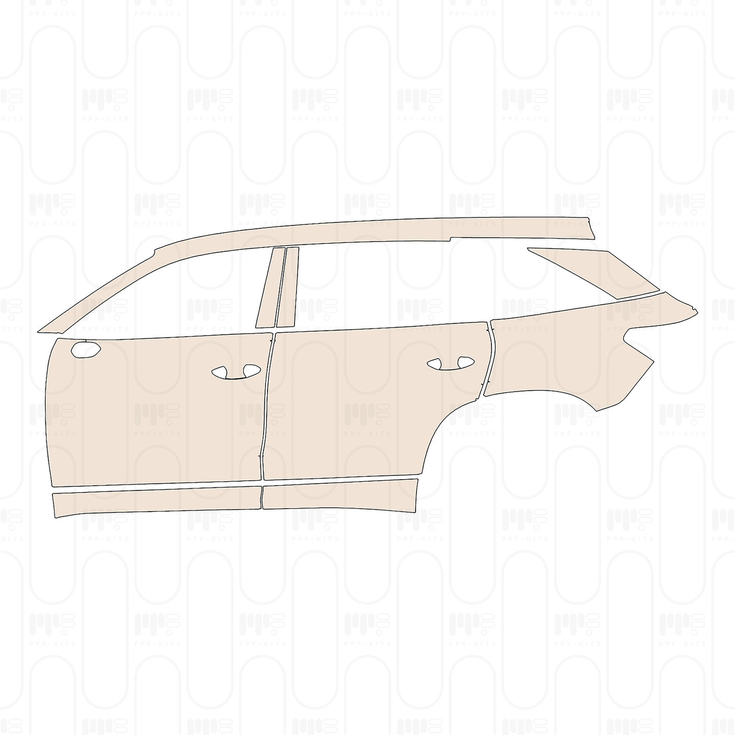 Voorgesneden PPF Skoda Kodiaq vRS (EU) 2026