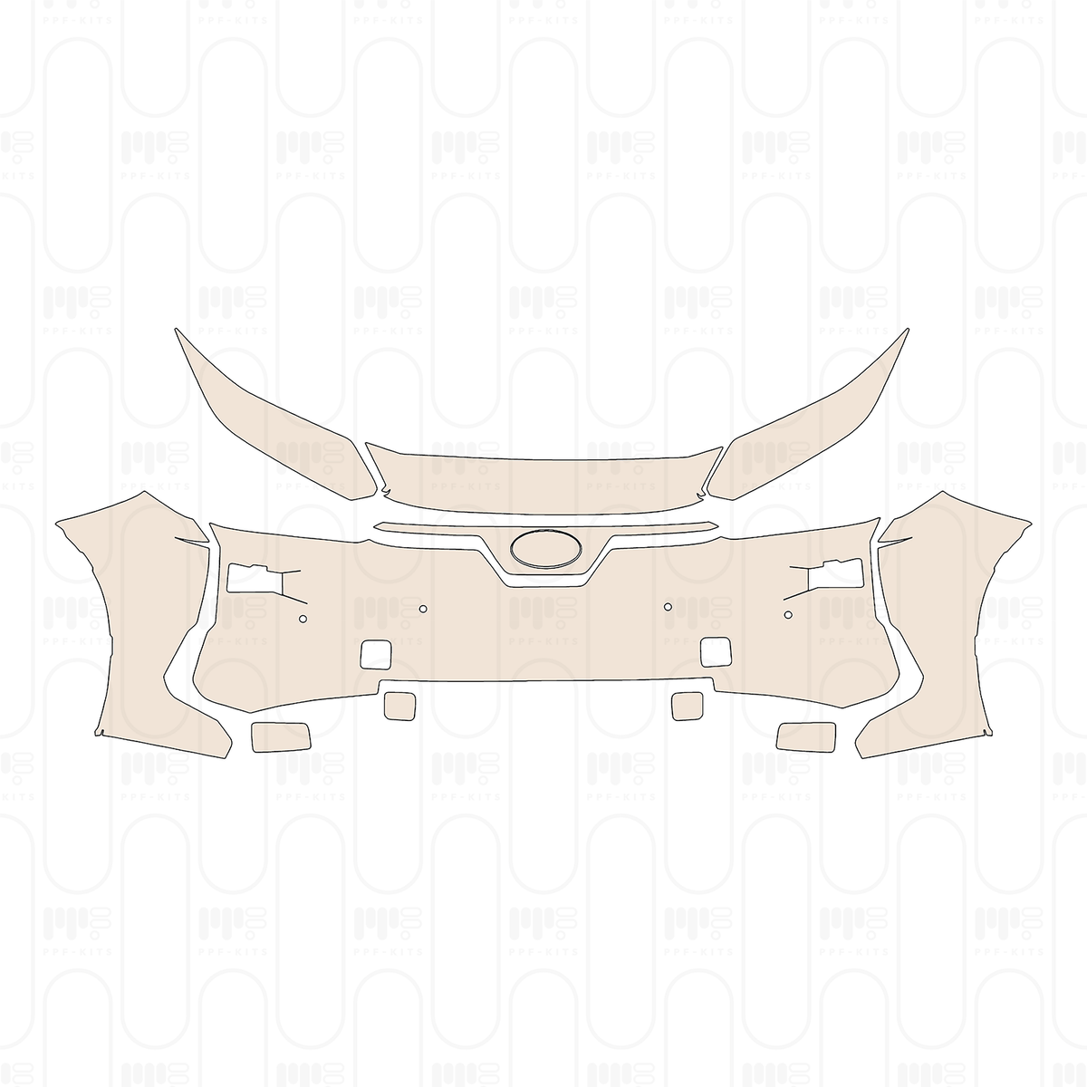 Bumper+Headlamp with 4 PDC (Parking Sensors)