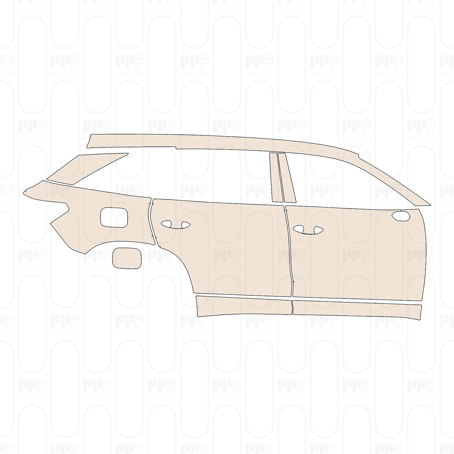 Voorgesneden PPF Skoda Kodiaq vRS (EU) 2026