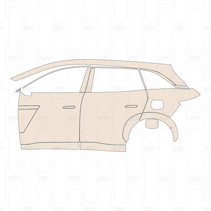 (left) Door+Rear Fender+Side Skirt