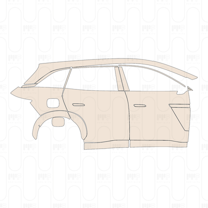 (right) Door+Rear Fender+Side Skirt