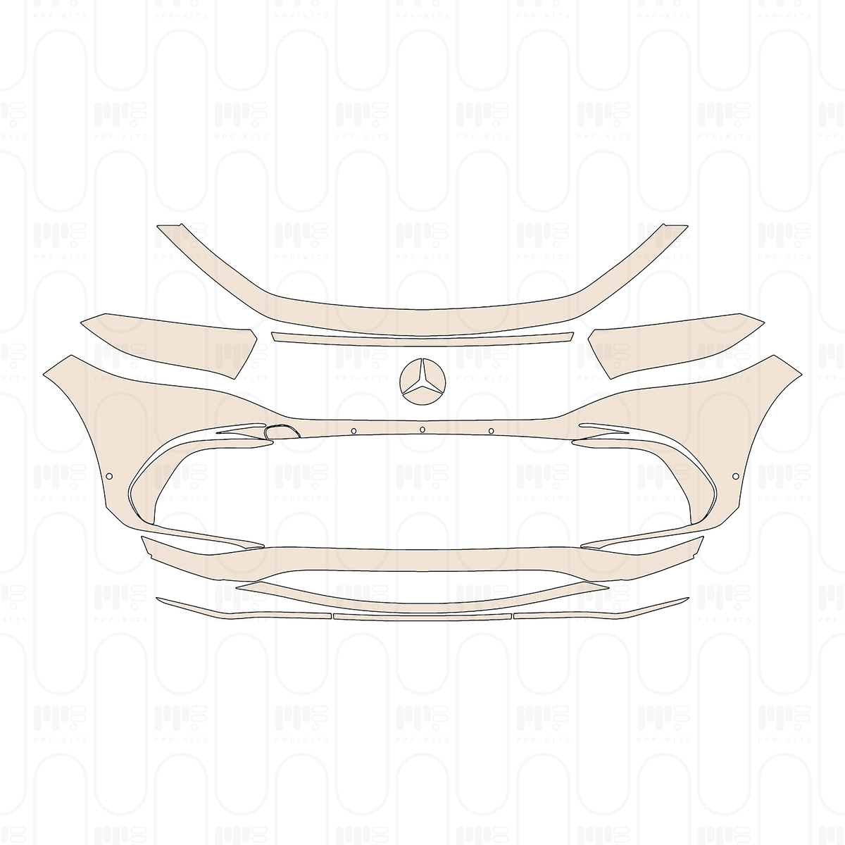 Bumper+Headlamp with 2 PDC (Parking Sensors)