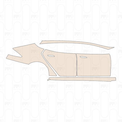 Voorgesneden PPF Tesla Model S Plaid 2025