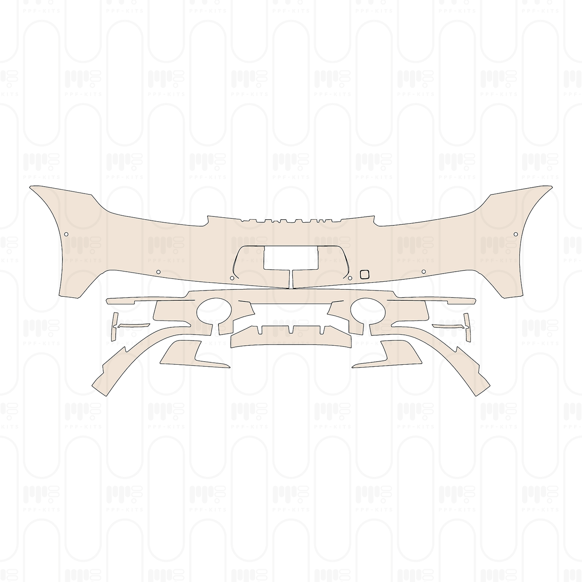 Rear Bumper with SportDesign Package, without Emblem