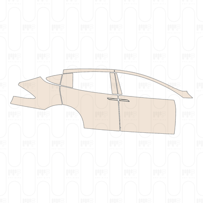 Voorgesneden PPF Tesla Model X Plaid 2025
