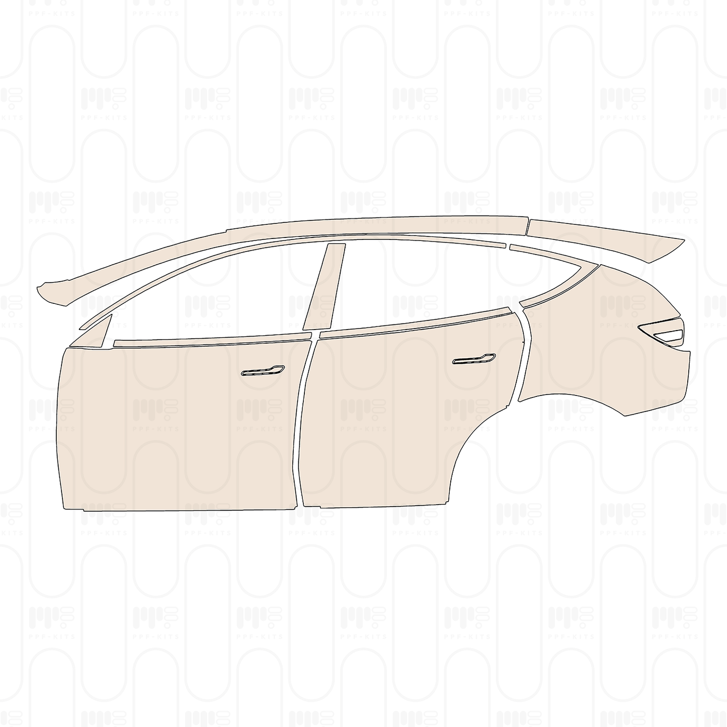 Voorgesneden PPF Tesla Model Y (Juniper) Premium 2026