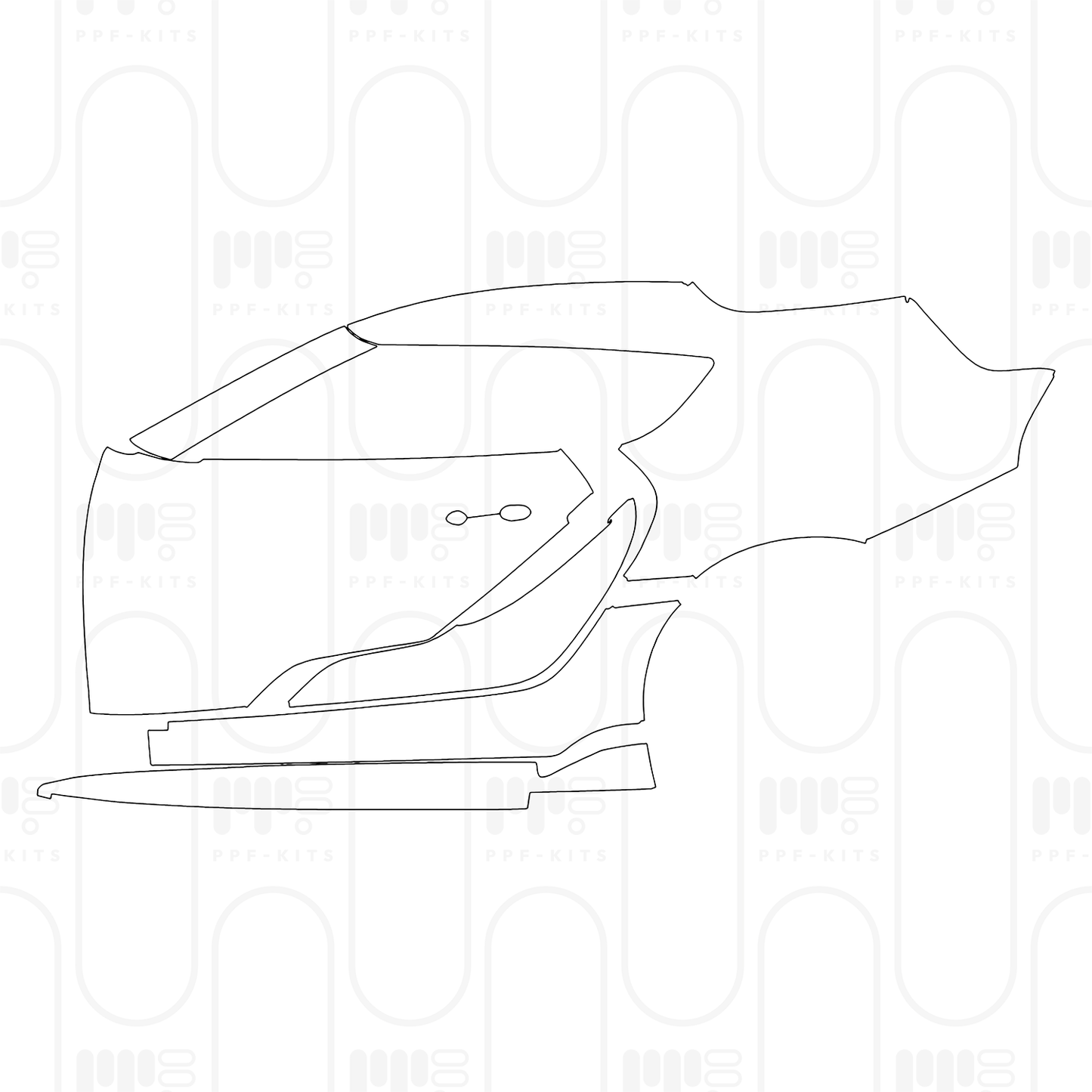 Voorgesneden PPF Toyota Supra 2025