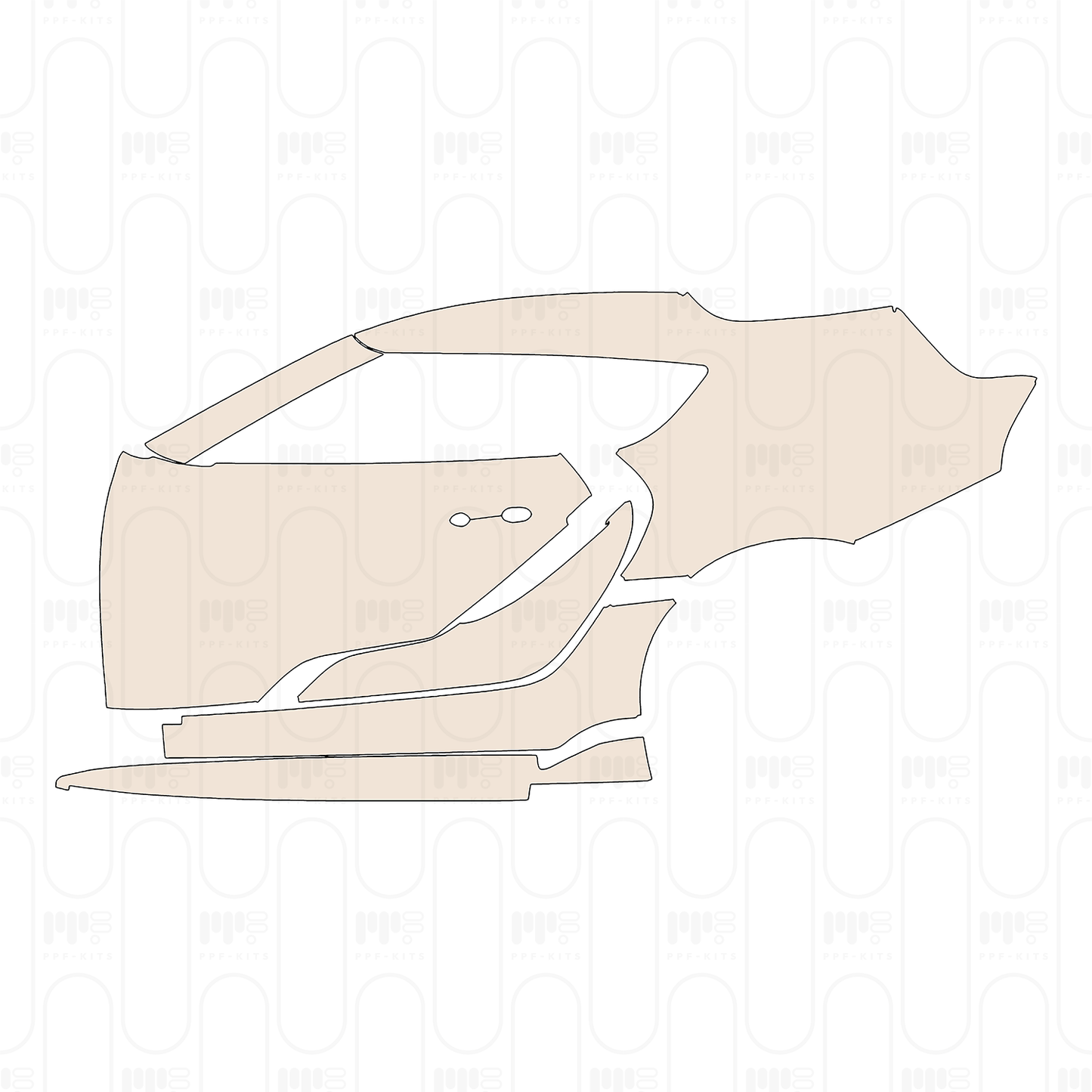 Voorgesneden PPF Toyota Supra 2026
