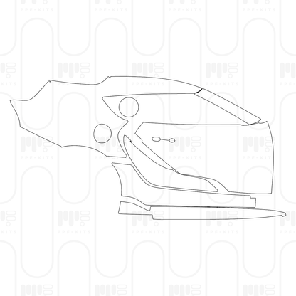 Voorgesneden PPF Toyota Supra 2025