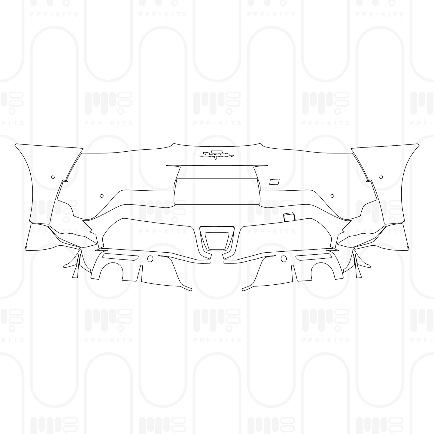 Voorgesneden PPF Toyota Supra 2025