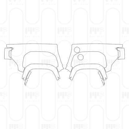 Voorgesneden PPF Toyota Tacoma Double Cab TRD Pro 2026