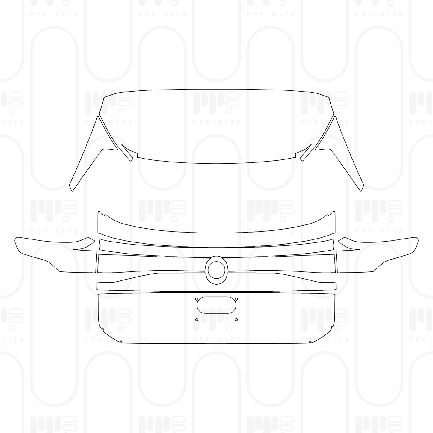 Voorgesneden PPF Volkswagen Tayron R-line 2025