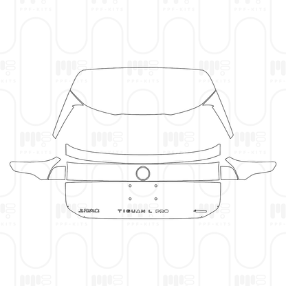 Voorgesneden PPF Volkswagen Tiguan L Pro R-Line 2025