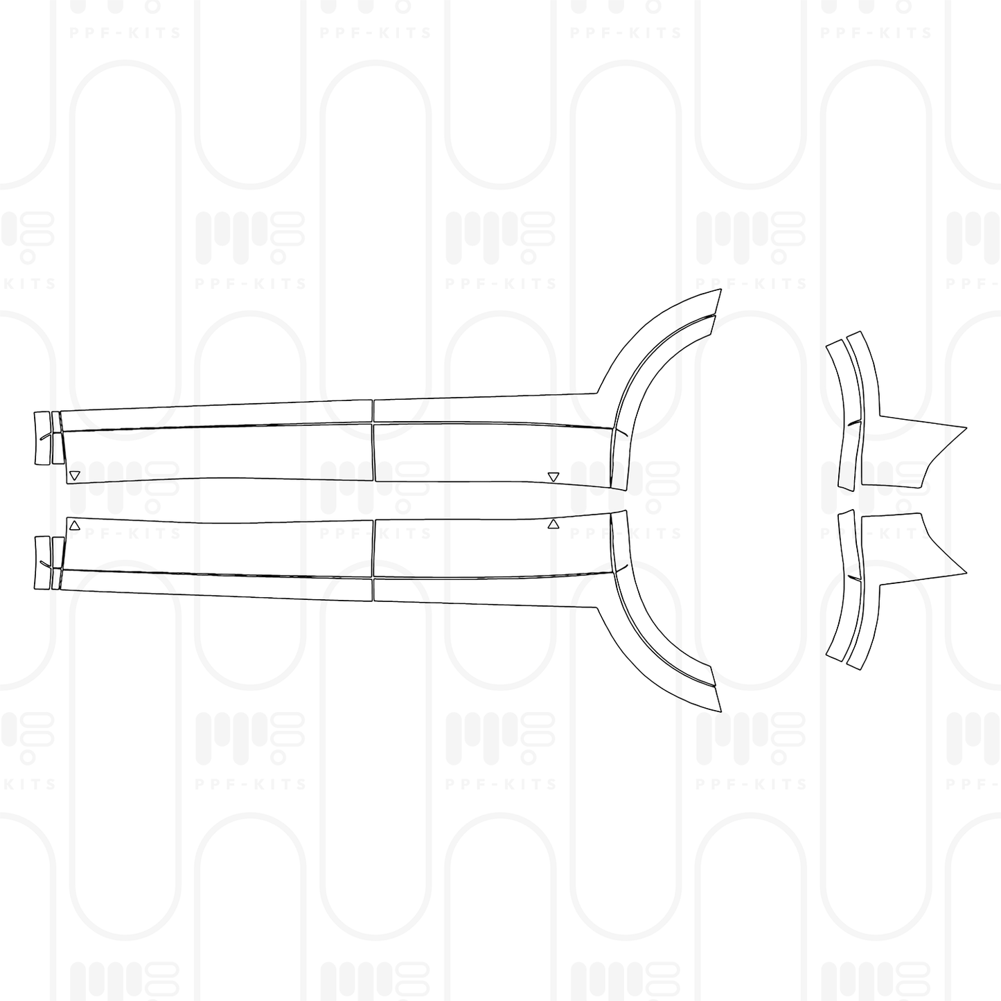 Voorgesneden PPF Volkswagen Tiguan L Pro R-Line 2025
