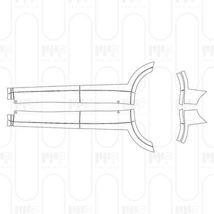 Voorgesneden PPF Volkswagen Tiguan L Pro R-Line 2025