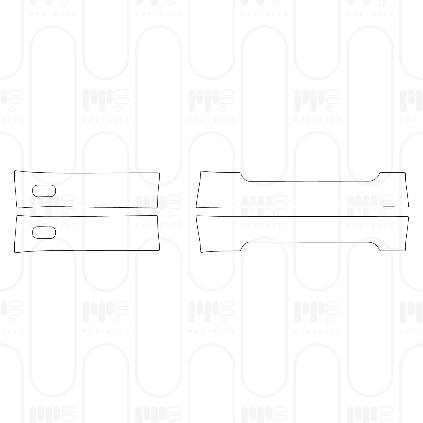 Voorgesneden PPF Volkswagen Tiguan L Pro R-Line 2025