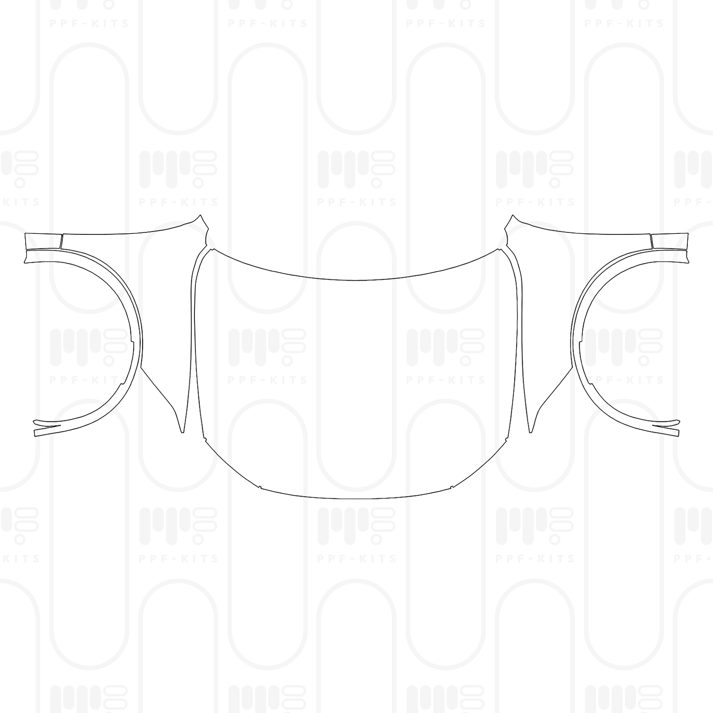 Voorgesneden PPF Volkswagen Touareg R 2025