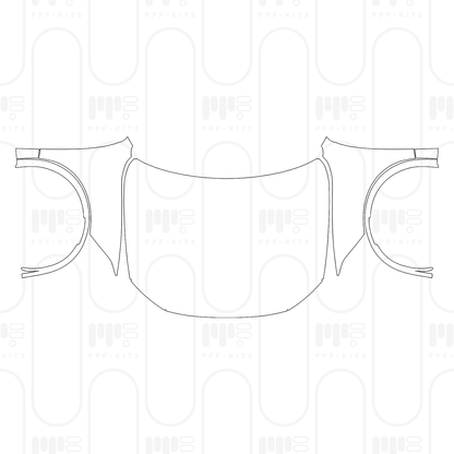 Voorgesneden PPF Volkswagen Touareg R 2025