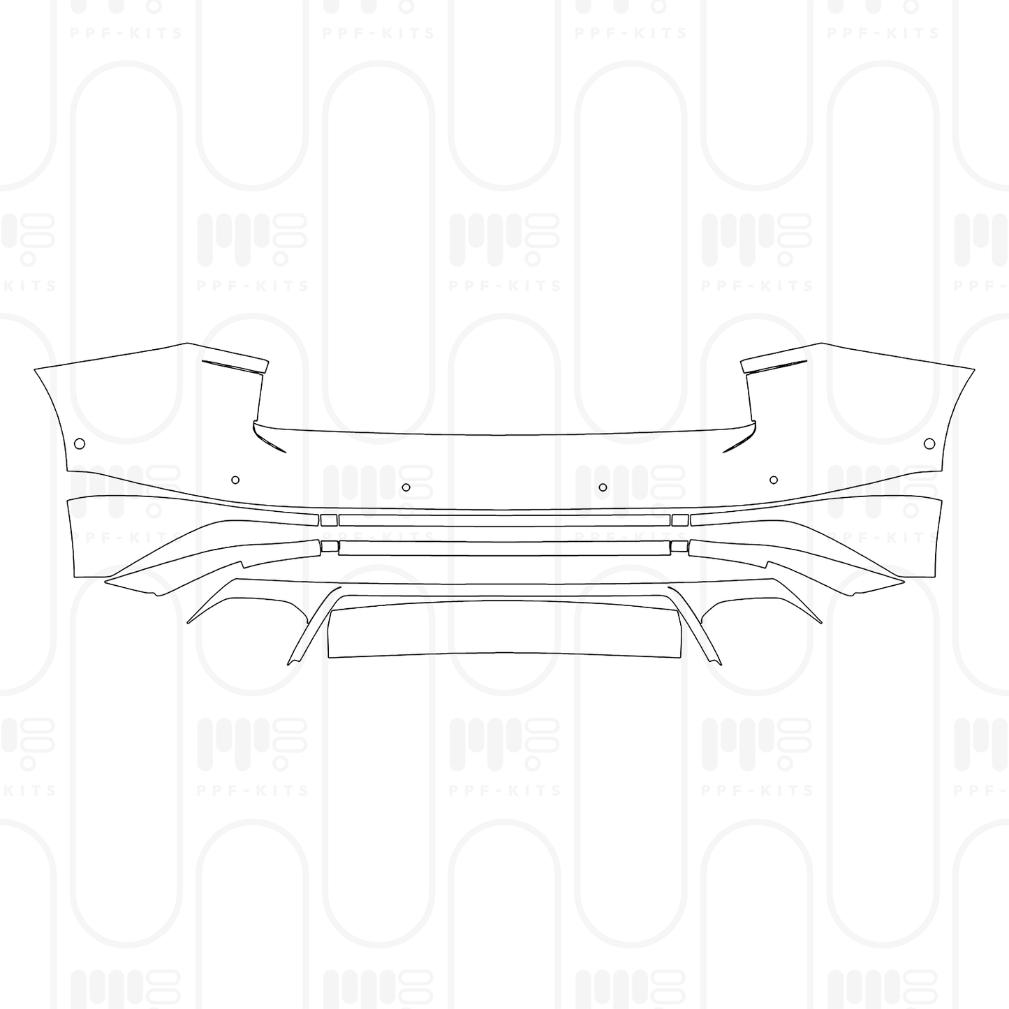 Voorgesneden PPF Volkswagen Touareg R 2025