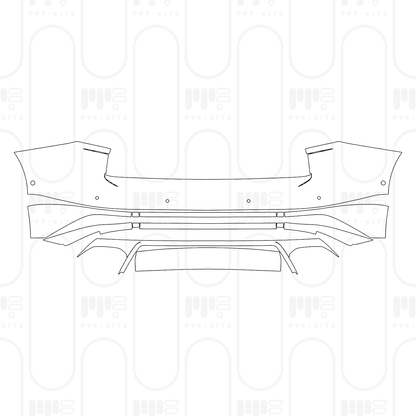 Voorgesneden PPF Volkswagen Touareg R 2025