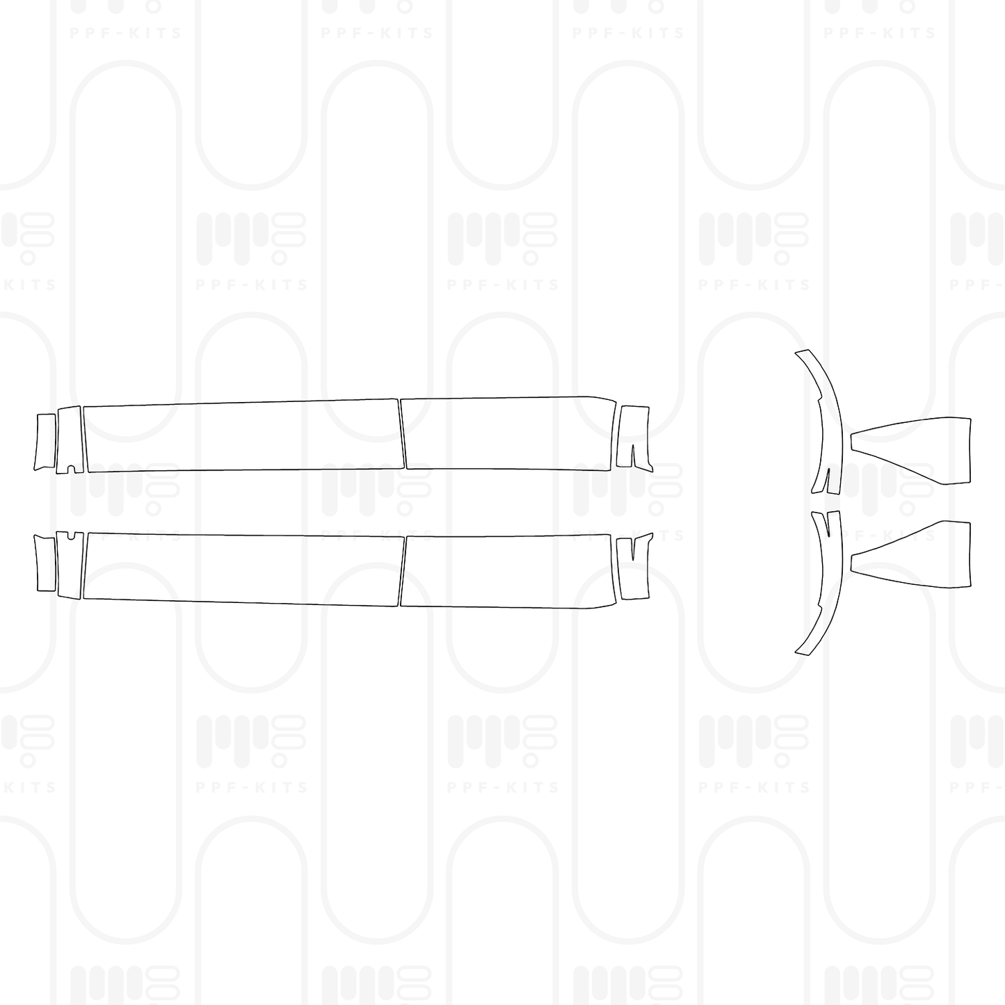 Voorgesneden PPF Volkswagen Touareg R 2025