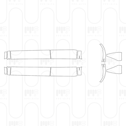 Voorgesneden PPF Volkswagen Touareg R 2025
