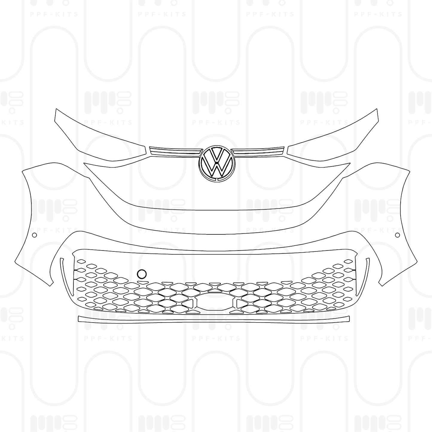 Voorgesneden PPF Volkswagen ID.BUZZ Standard Wheelbase Cargo 2025