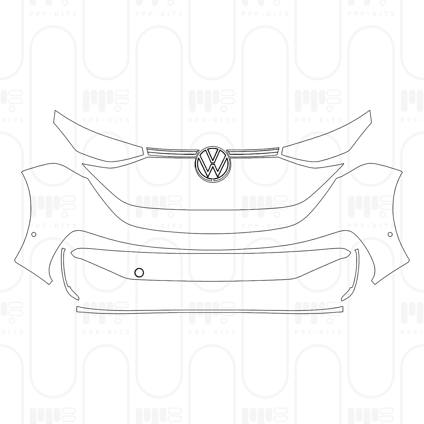 Voorgesneden PPF Volkswagen ID.BUZZ Standard Wheelbase Cargo 2025