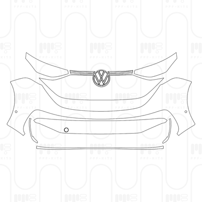 Voorgesneden PPF Volkswagen ID.BUZZ Standard Wheelbase Cargo 2025